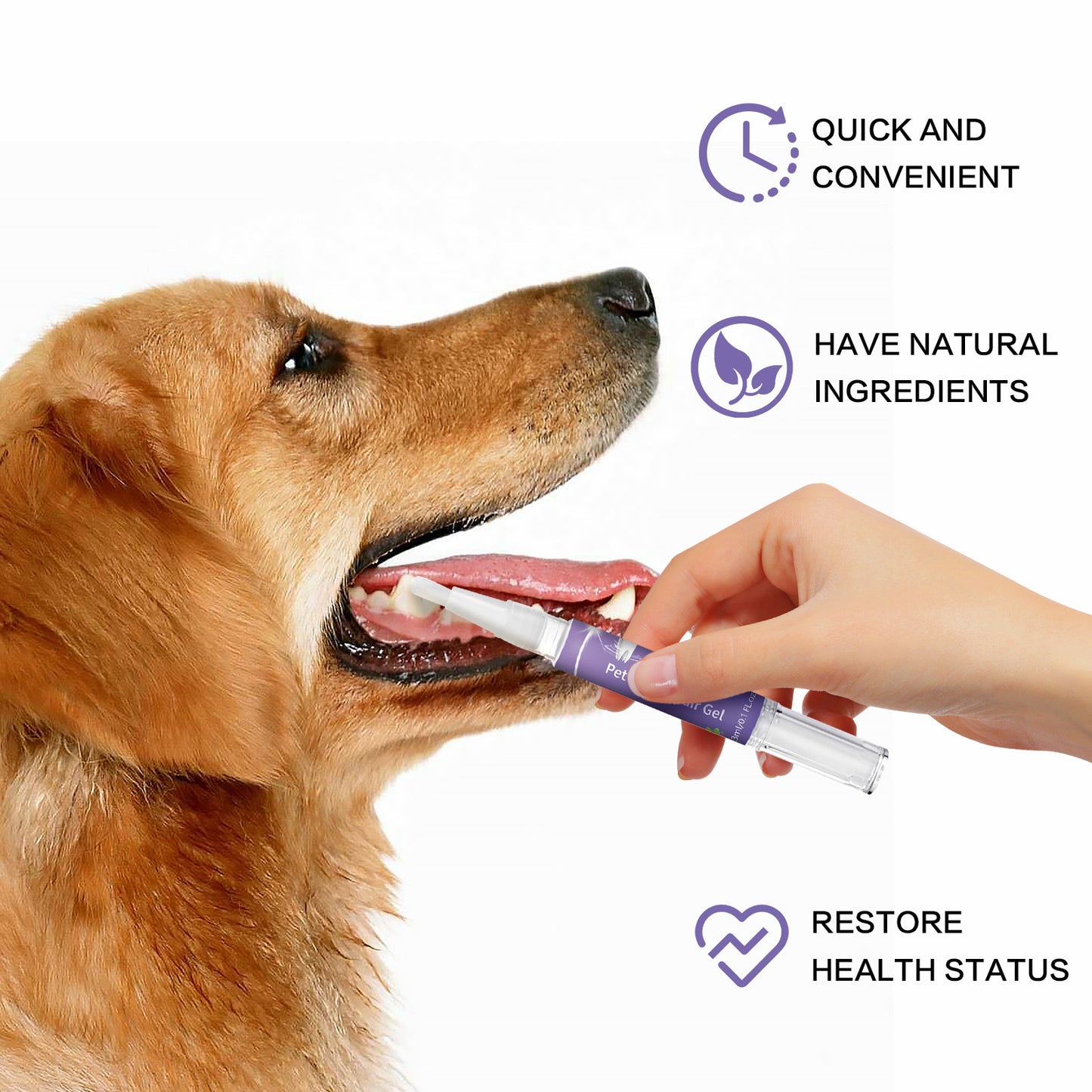 QIAWI™ Pet Oral Repair Gel – Freshen Your Pet’s Breath & Improve Gum Health Fast!
