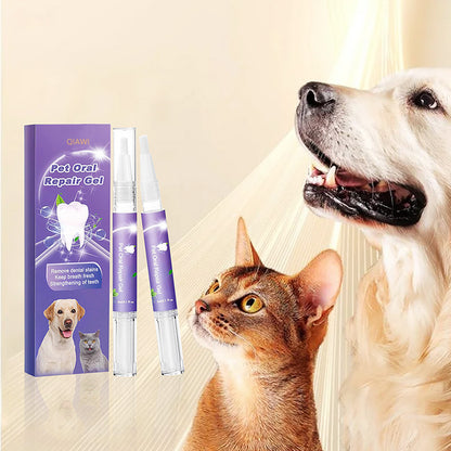 QIAWI™ Pet Oral Repair Gel  – Freshen Your Pet’s Breath & Improve Gum Health Fast!