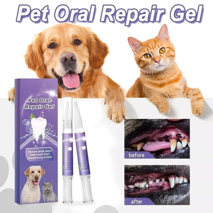 QIAWI™ Pet Oral Repair Gel  – Freshen Your Pet’s Breath & Improve Gum Health Fast!